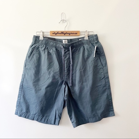 Gap 9" Easy Shorts With Washwell - Blue - Picture 5 of 8